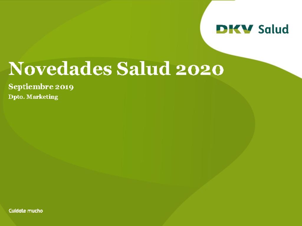 thumbnail of Novedades Salud 2020