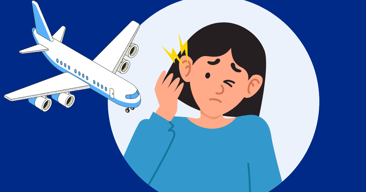 Causas y prevención del dolor de oídos al volar